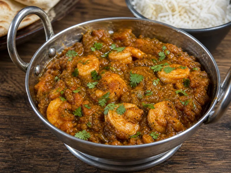 Danie Balti z krewetkami