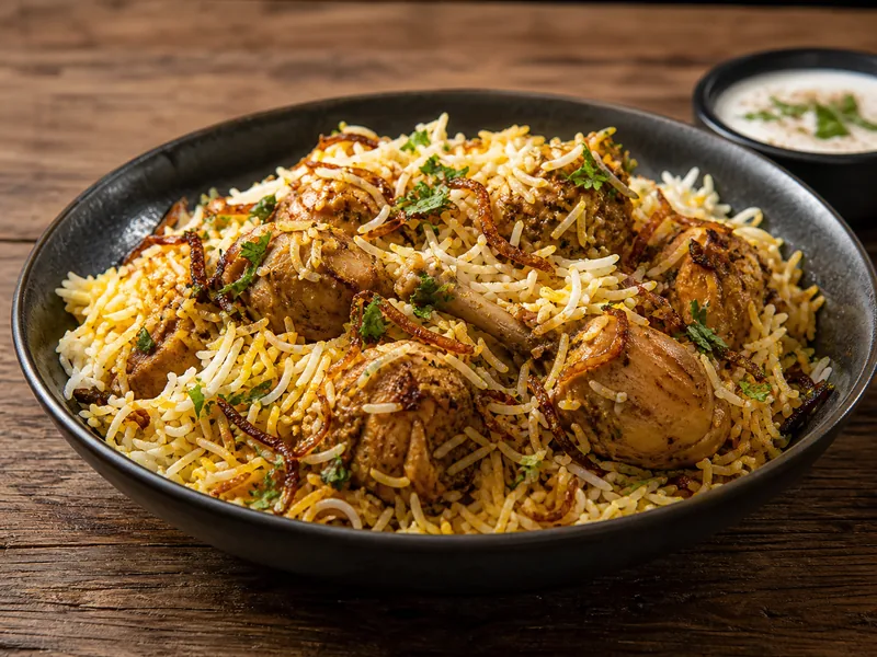 Danie Biryani z kurczakiem