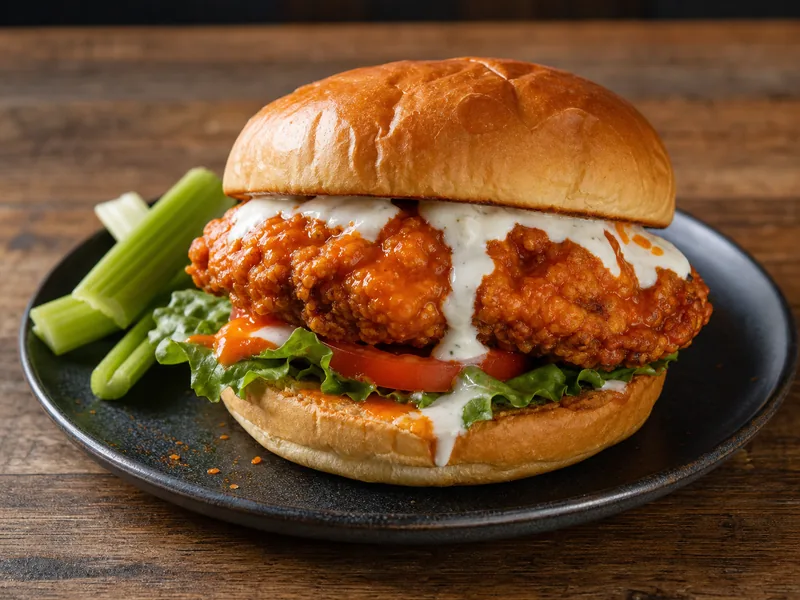 Danie Buffalo chicken sandwich