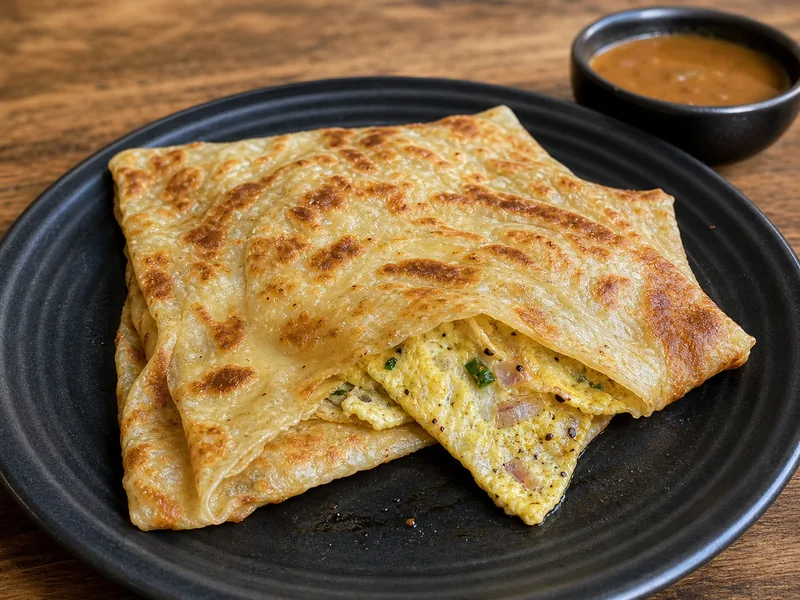 Danie Egg Veechu Parotta