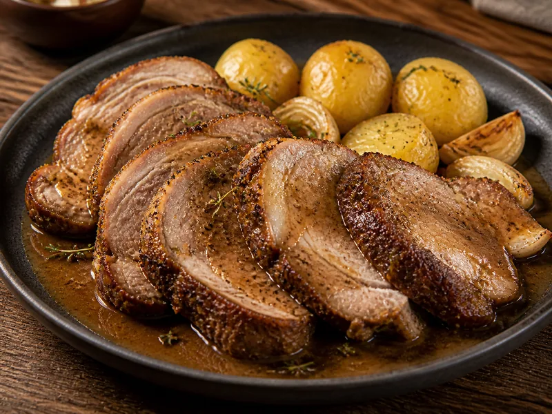 Danie Karkówka pieczona
