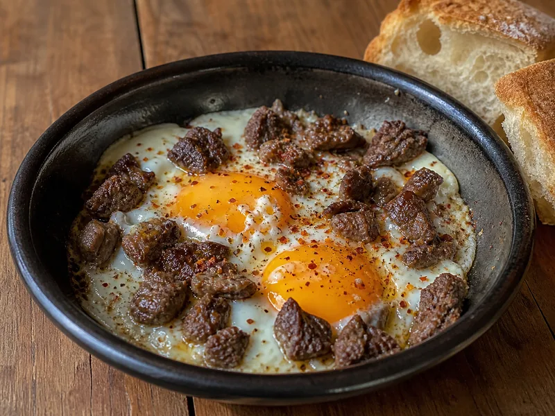 Danie Kavurmalı yumurta