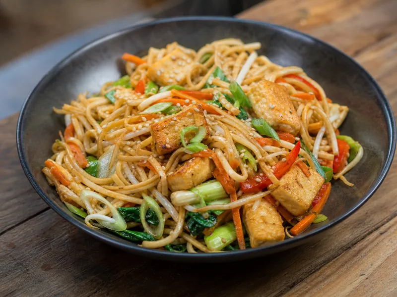 Danie Makaron z tofu
