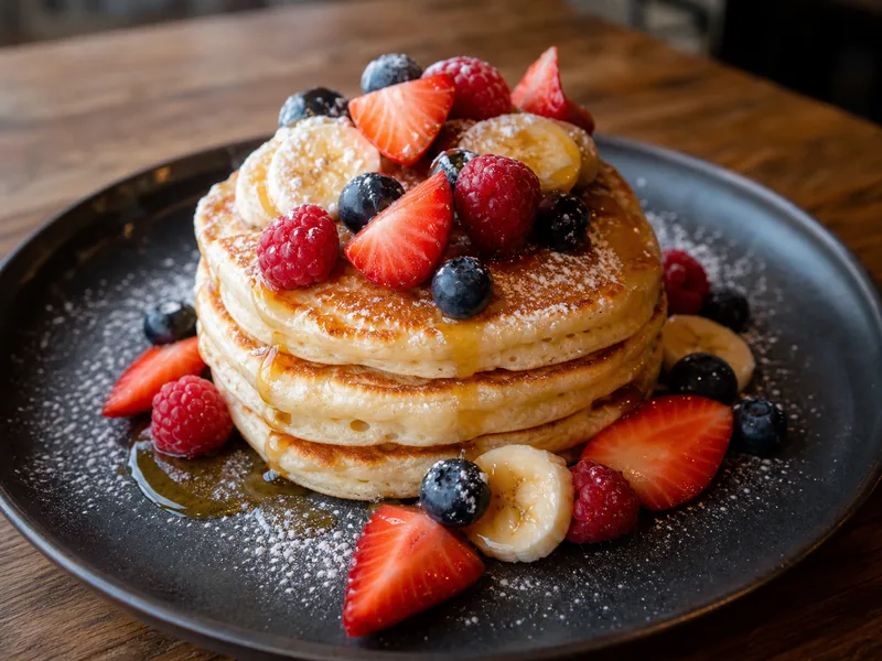 Danie Pancakes z owocami