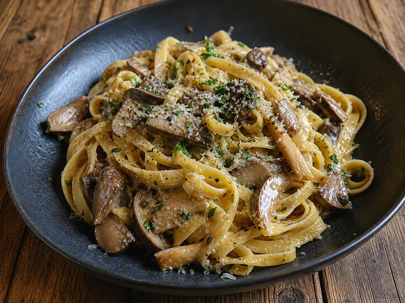 Danie Pasta z borowikami