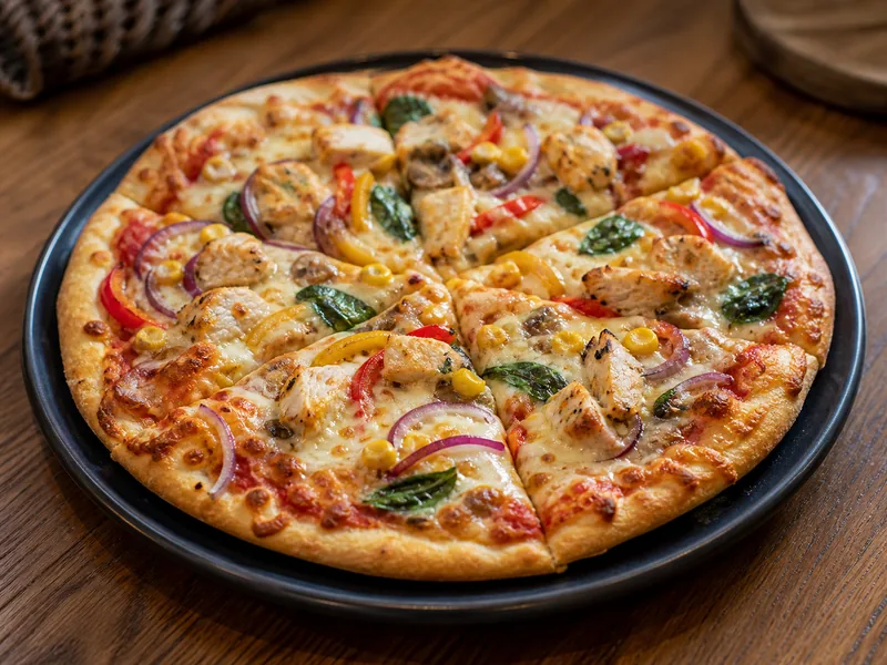 Danie Pizza z kurczakiem
