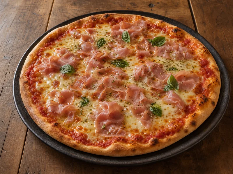 Danie Pizza z szynką