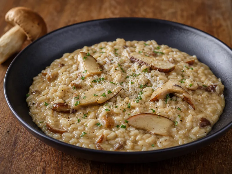 Danie Risotto z borowikami