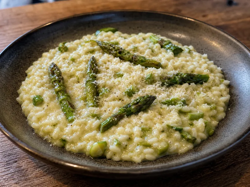 Danie Risotto ze szparagami