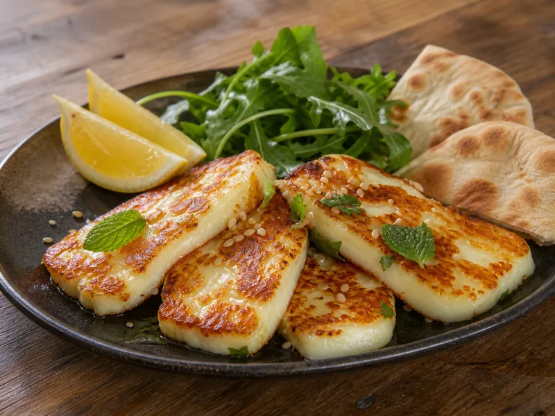 Danie Smażone halloumi