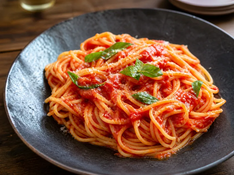 Danie Spaghetti al Pomodoro