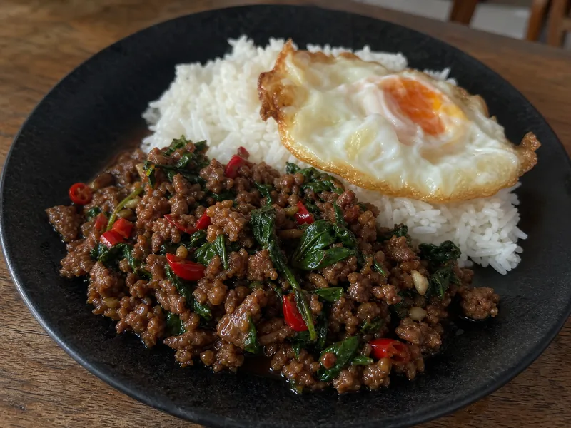 Danie Thai Basil z Wołowiną