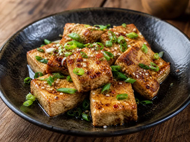 Danie Tofu z patelni