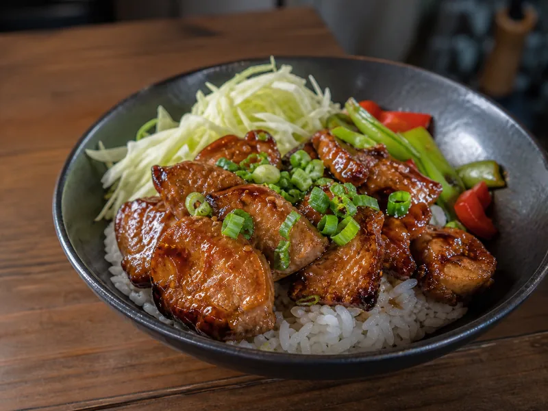 Danie Wieprzowina teriyaki